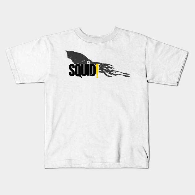 Squid! (black text) - Squad Kids T-Shirt by CCDesign